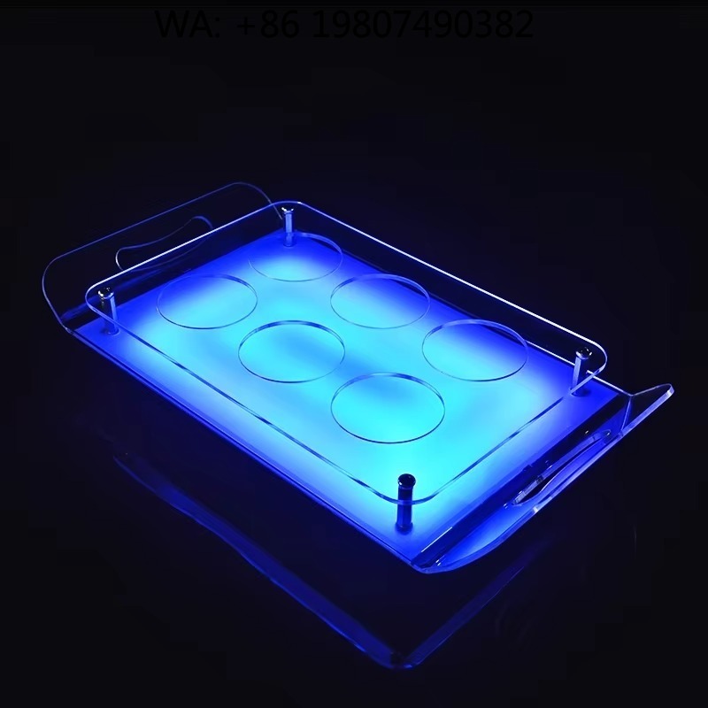 Beer Wine Up - Custom Acrylic LED Light Up Serving