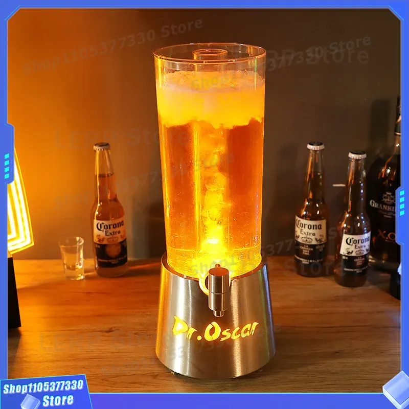 Beer Wine Up - 3L LED Light Up Beer Dispenser