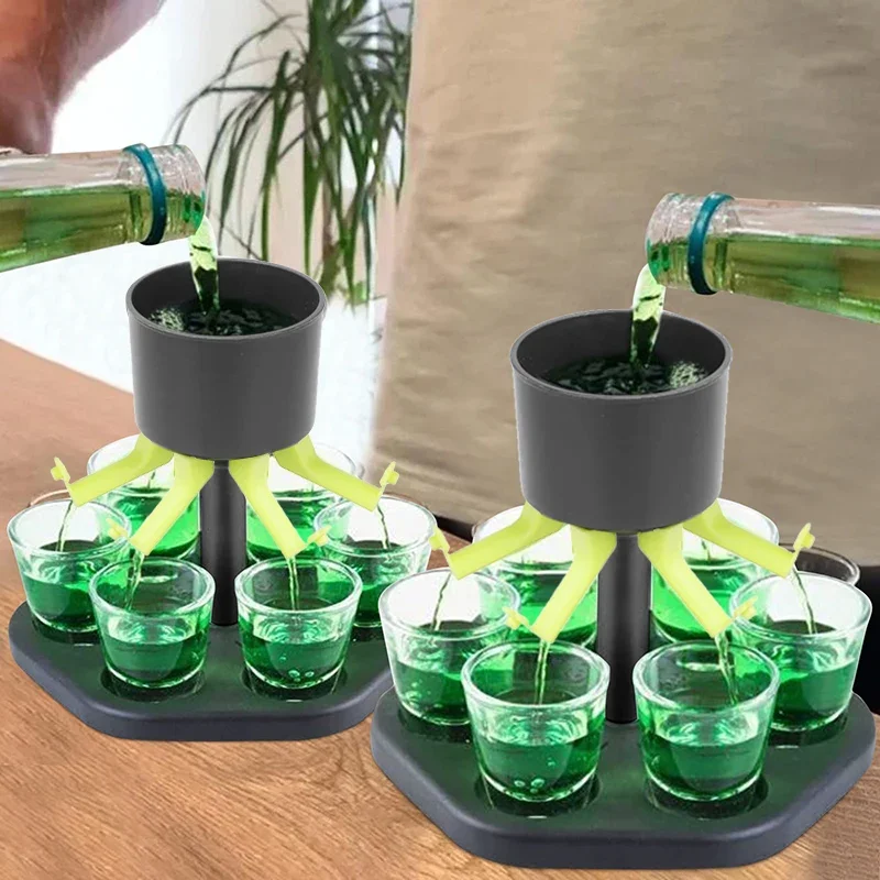 Wine Beer Glass Set - 6 Alcohol Accessory Wine Homemade Beer