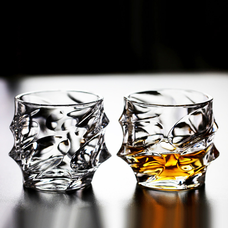 Wine Beer The Whiskey - 320ml Transparent Cocktail Brandy Cups 2pcs