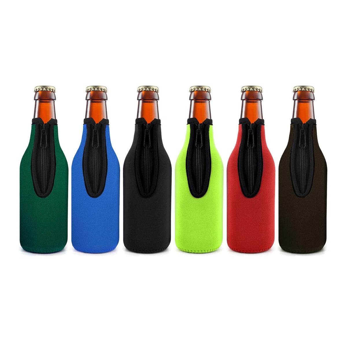 Beer Wine Up - Beer Bottle Insulator Sleeve Set of