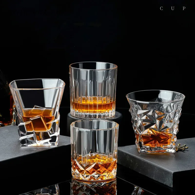 Wine Beer Glass Set - Lead-Free Glass Cup Household Wine Glass