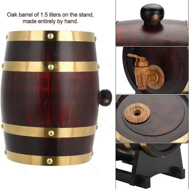 Beer Brewing Keg Vintage Wood  - огляд і ціна Wine Beer Rum