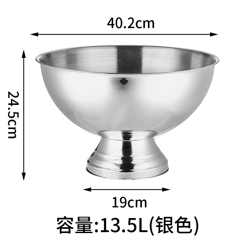 Large Stainless Steel Ice Buck - огляд і ціна Wine Beer Glass Set