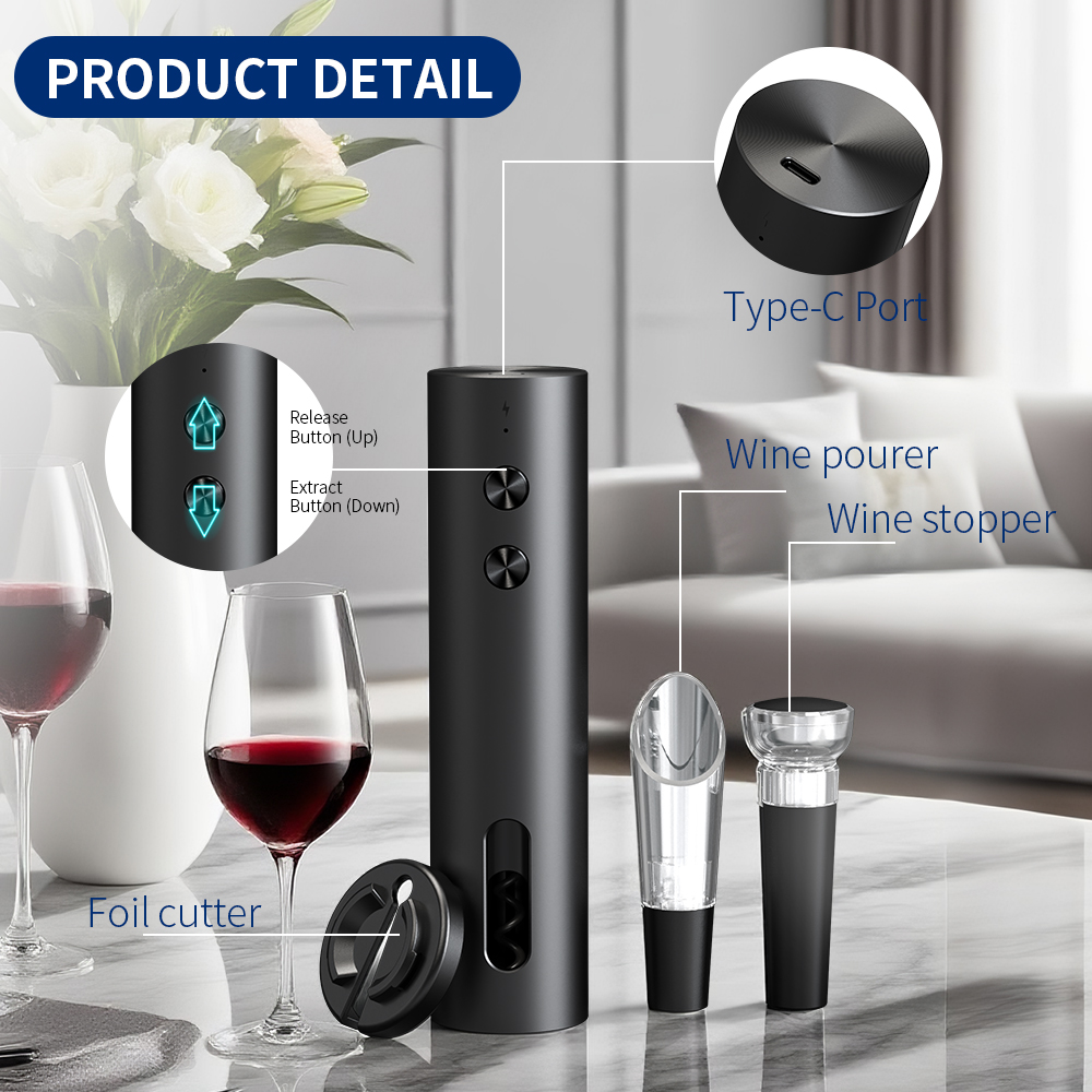 4-in-1 Electric Bottle Wine Op - огляд і ціна Wine Beer Opener