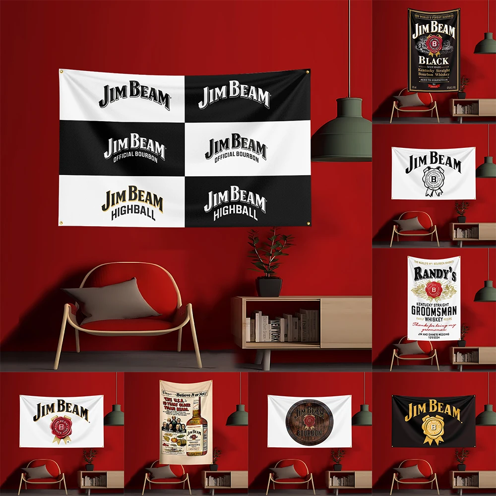 90X150CM Whisky-J-jim beams Fl - огляд і ціна Wine Beer Rum