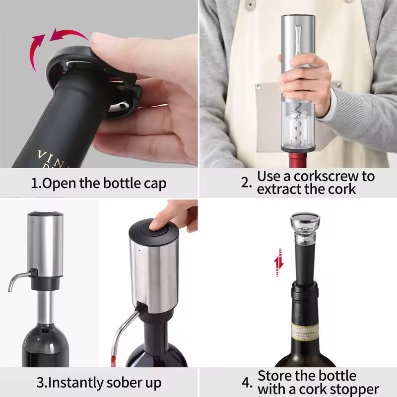 2024 New Design 4-in-1 Lithium - огляд і ціна Wine Beer Opener