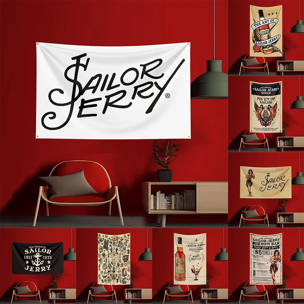 90X150CM S-Sailor Jerrys rum F - огляд і ціна Wine Beer Rum