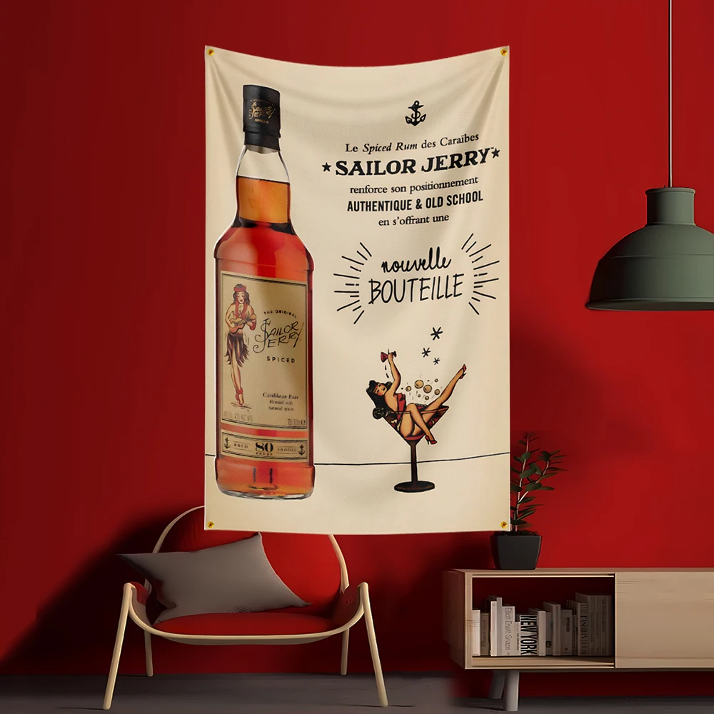 90X150CM S-Sailor Jerrys rum F - огляд і ціна Wine Beer Rum