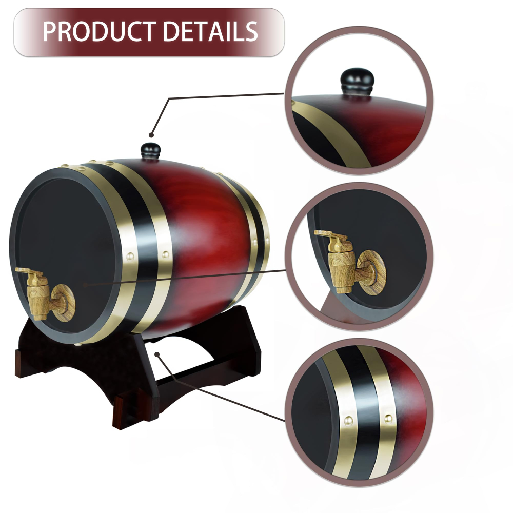 Whiskey Barrel Dispenser Oak A - огляд і ціна Wine Beer Spirit