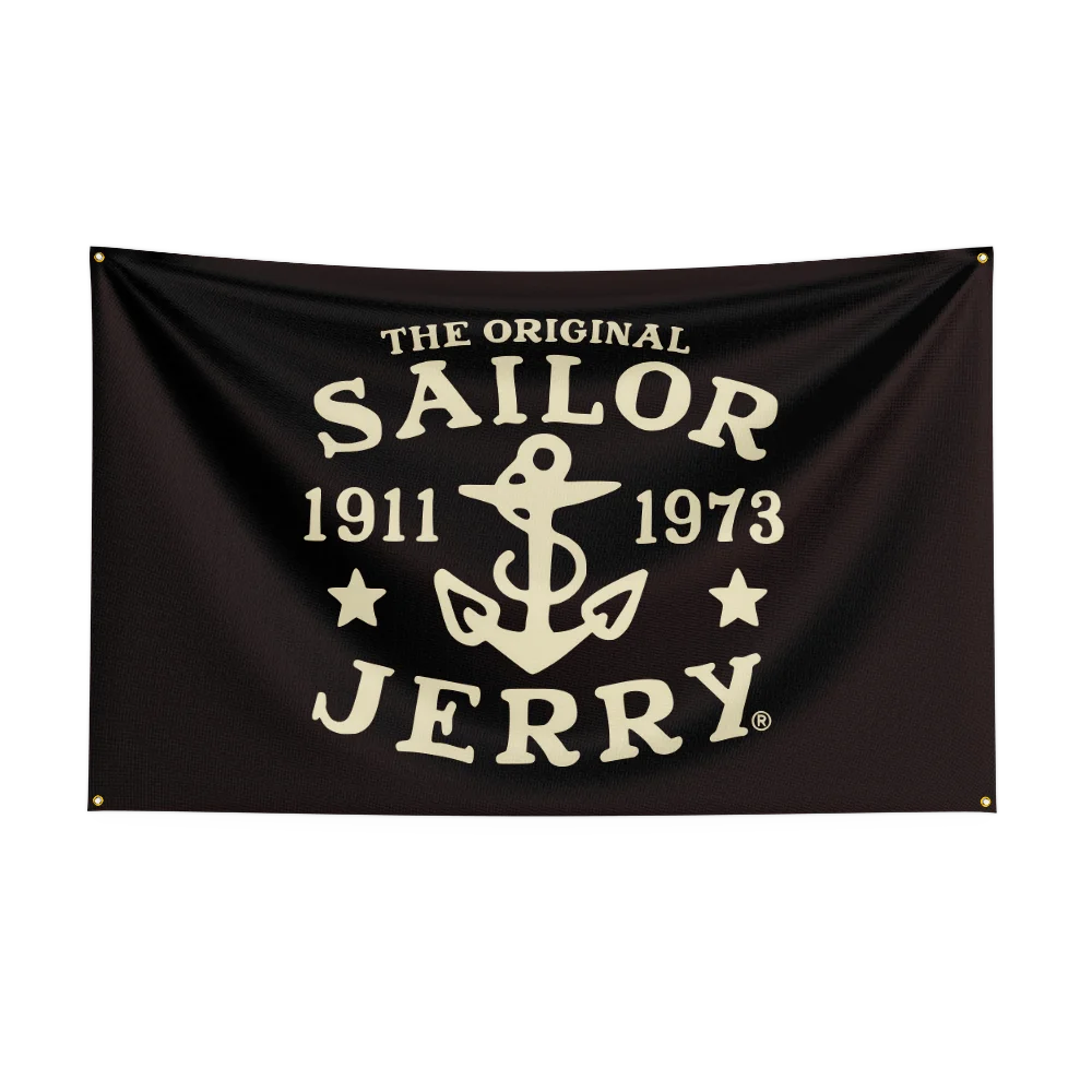 3×5ft S-Sailor Jerrys rum Flag - огляд і ціна Wine Beer Rum