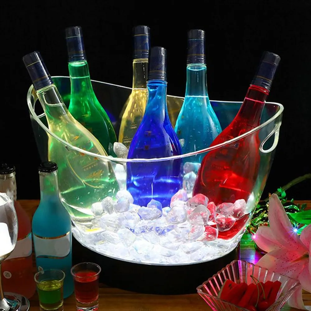 8L Transparent LED Luminous Ic - огляд і ціна Beer Wine Up