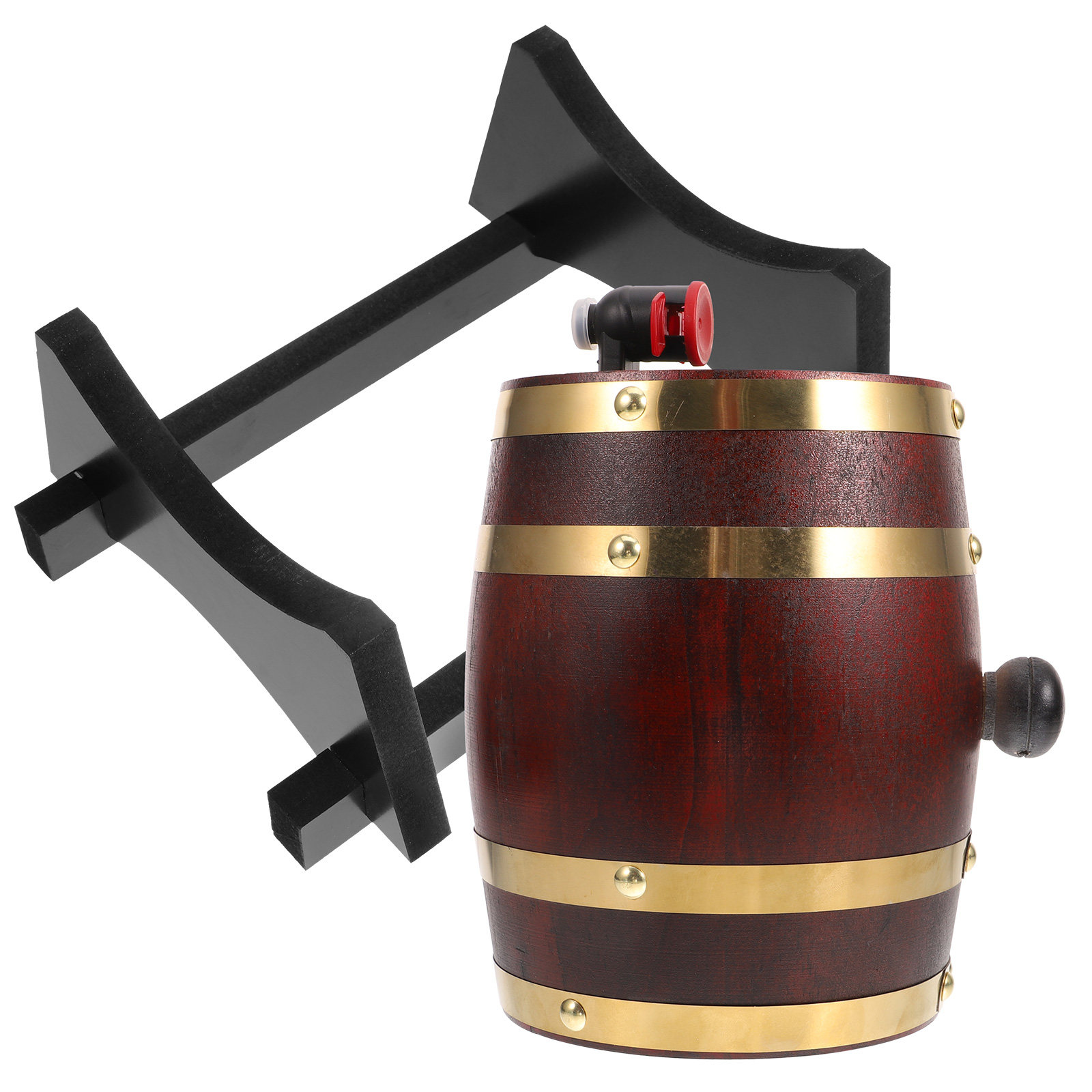 1Set Wood Wine Barrel 1L Red W - огляд і ціна Wine Beer The Whiskey