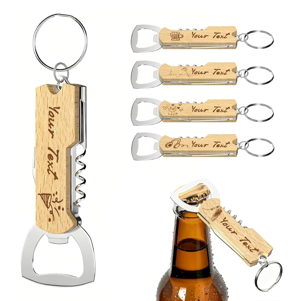 Custom Engraved Logo Bottle Op - огляд і ціна Wine Beer Opener