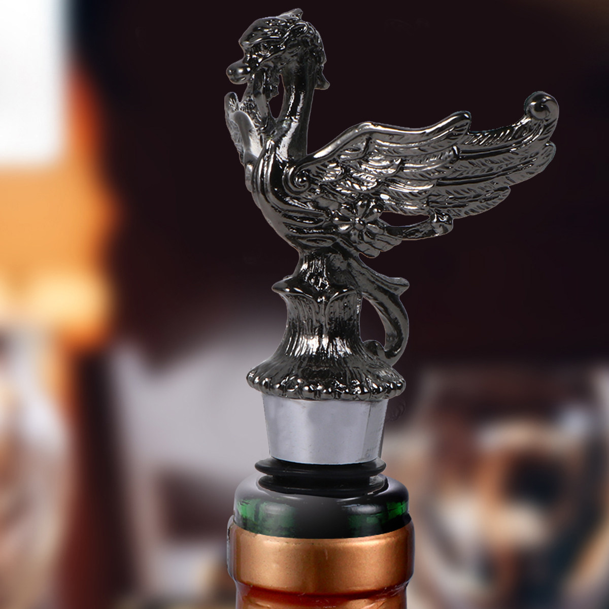 Animal Head Wine Stopper and P - огляд і ціна Wine Beer Glass Set