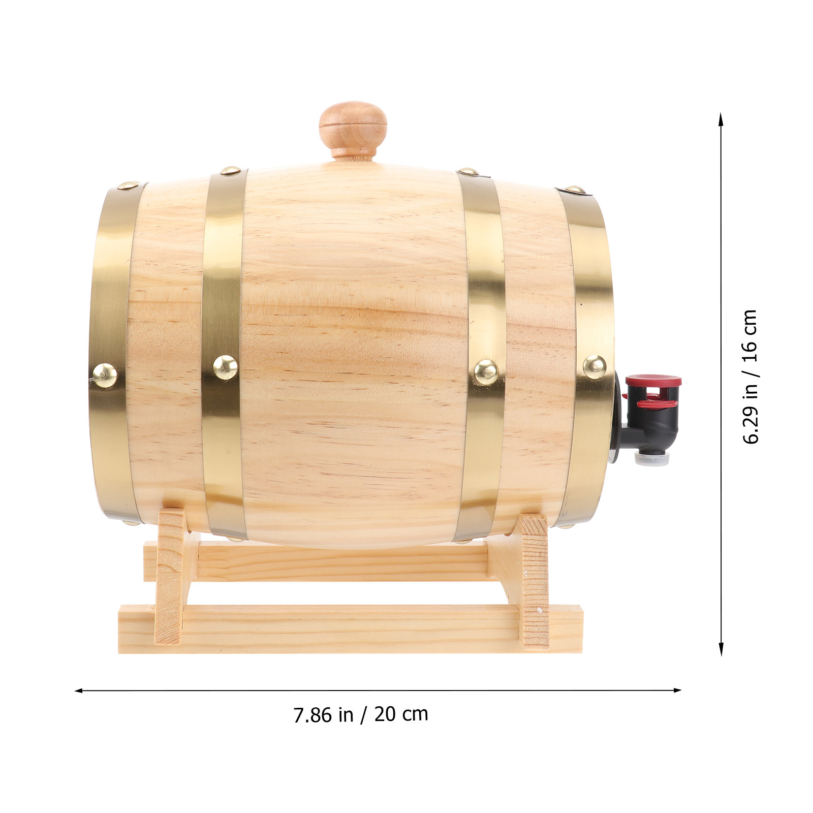 1Pcs Handcrafted Oak Wine Barr - огляд і ціна Wine Beer Spirit