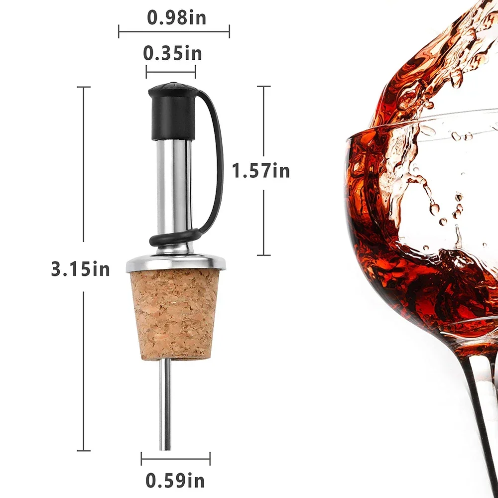 1PC Red Wine Cork Pourer Stain - огляд і ціна Wine Beer Spirit