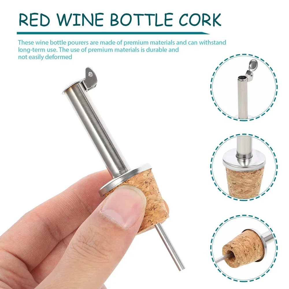 1PC Red Wine Cork Pourer Stain - огляд і ціна Wine Beer Spirit