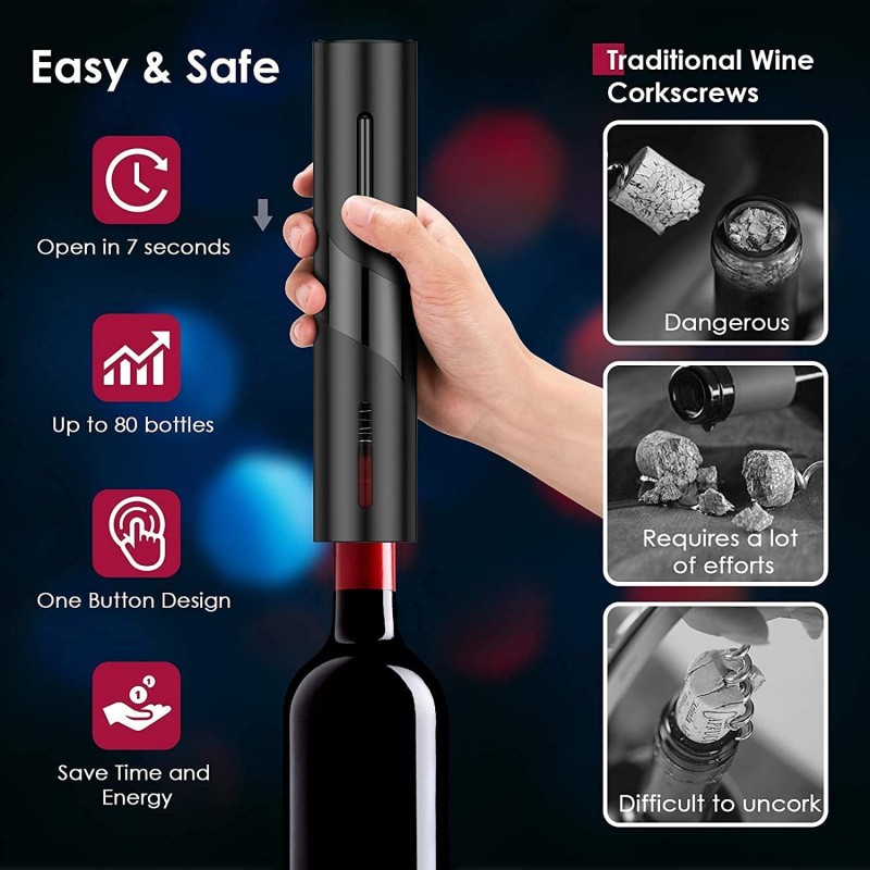Rechargeable Multifunction Ele - огляд і ціна Wine Beer Opener