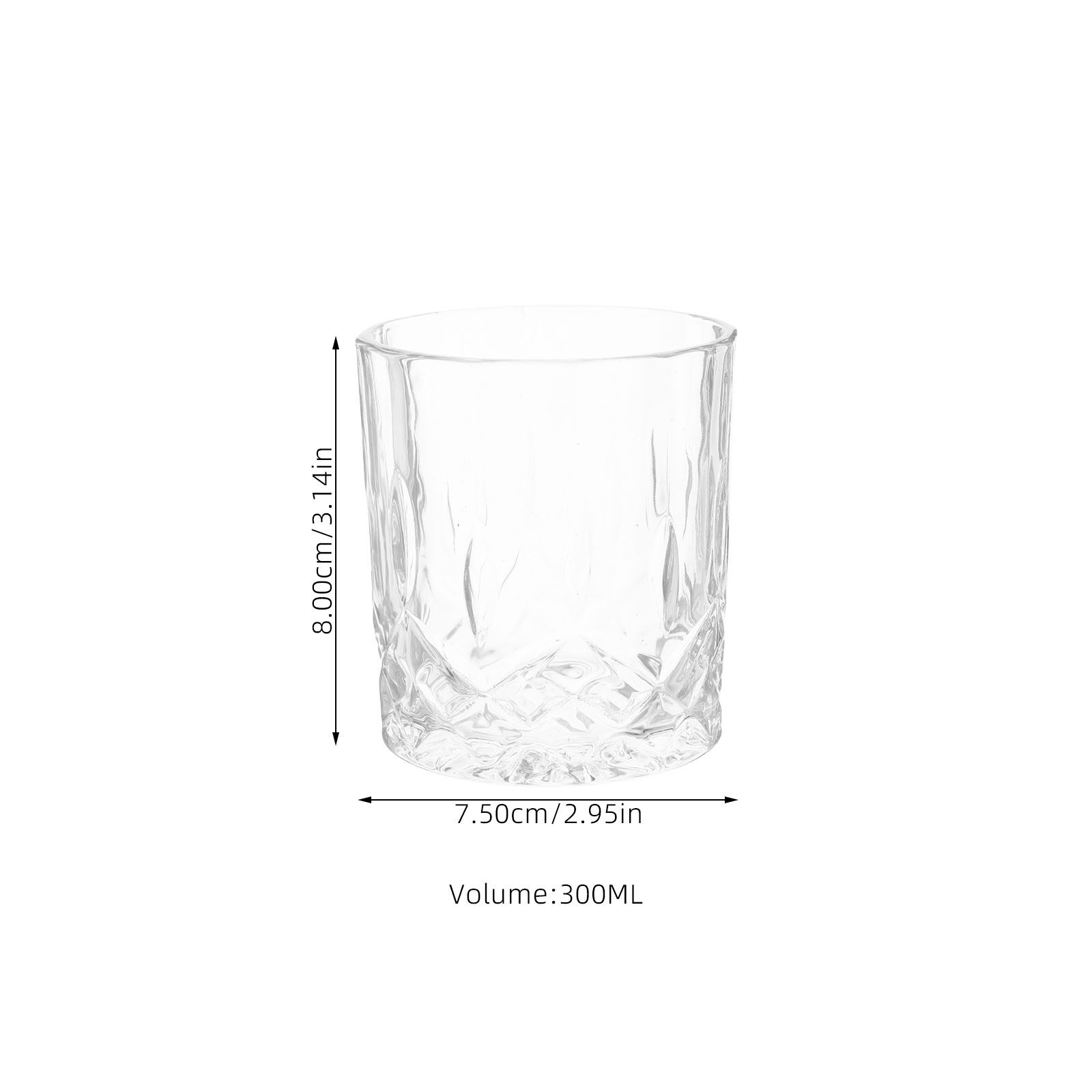 6Pcs Whiskey Glass Set Unique  - огляд і ціна Wine Beer The Whiskey