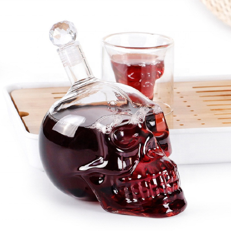Creative Skull Head Decanter C - огляд і ціна Wine Beer Glass Set