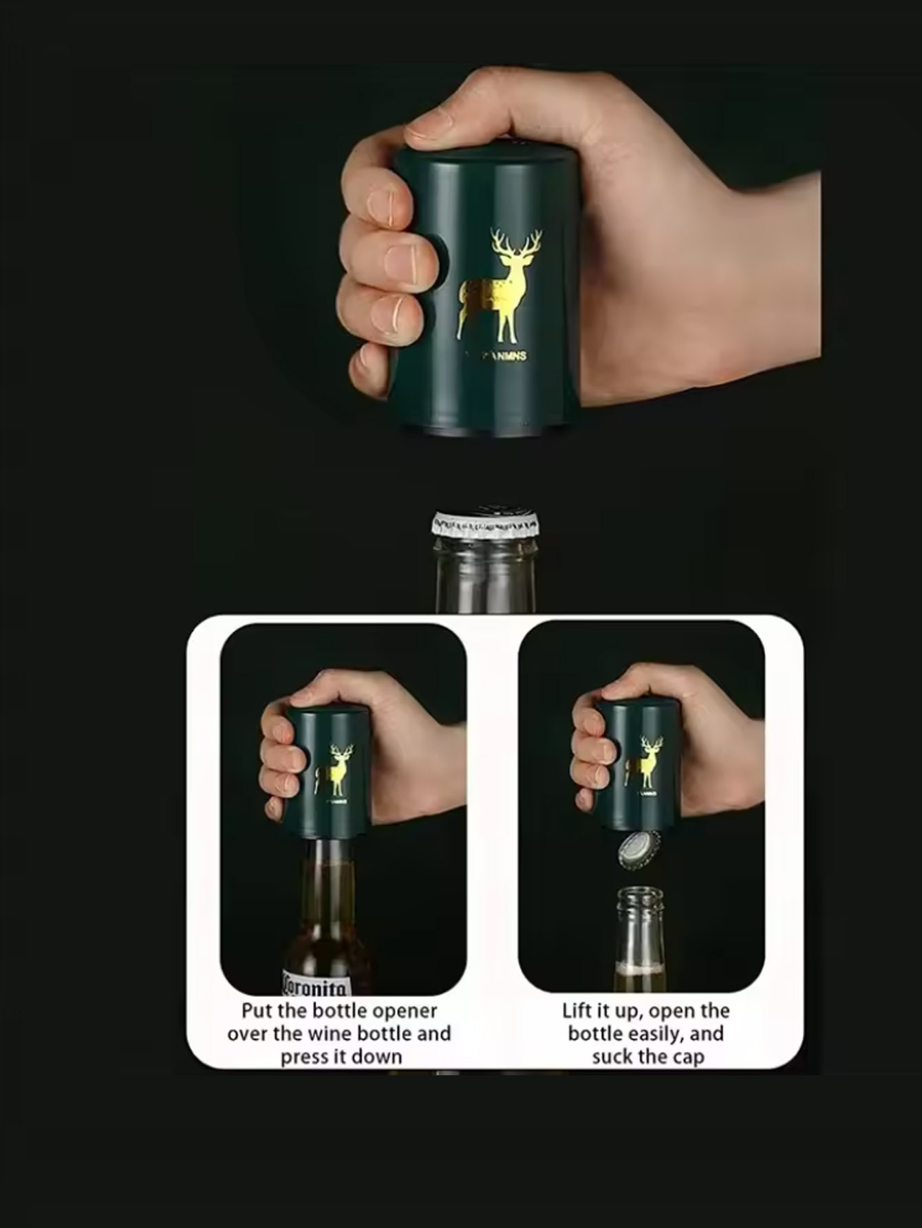 1Pcs Automatic Beer Bottle Ope - огляд і ціна Wine Beer Opener