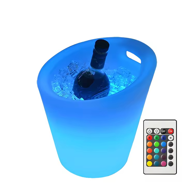 LED Light Up Ice Bucket 7 Colo - огляд і ціна Beer Wine Up