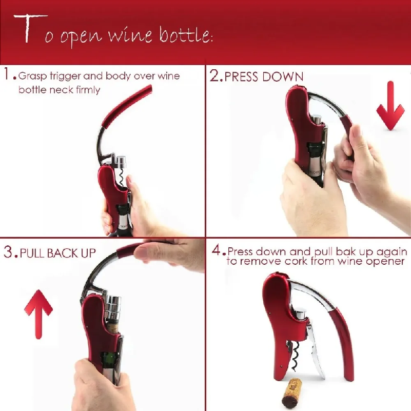 Professional Stainless Steel W - огляд і ціна Wine Beer Opener