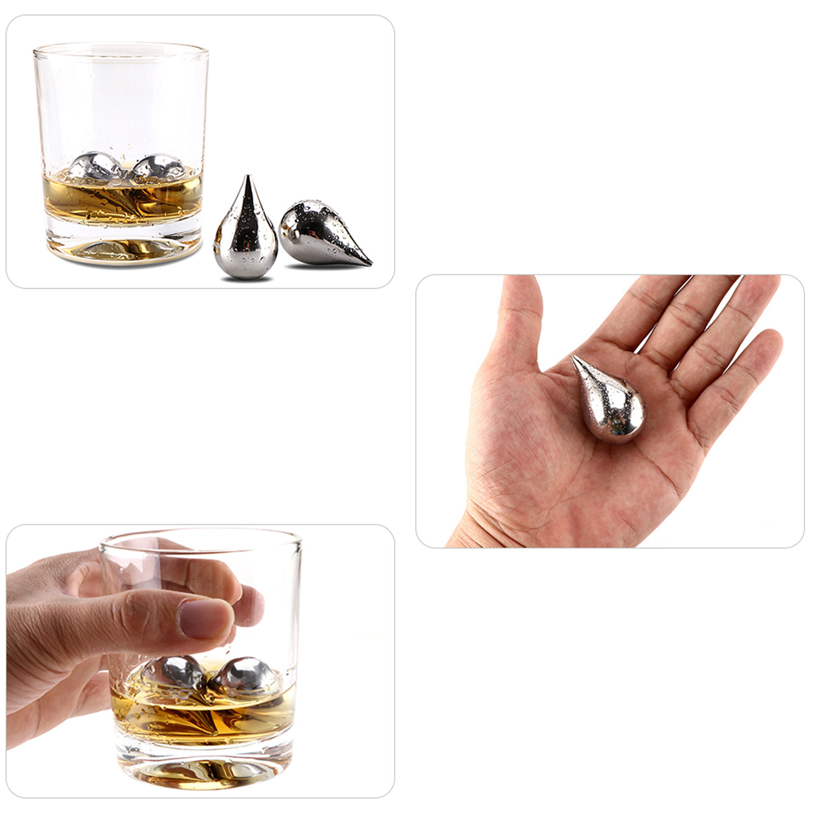 2Pcs Food Grade Stainless Stee - огляд і ціна Wine Beer Spirit