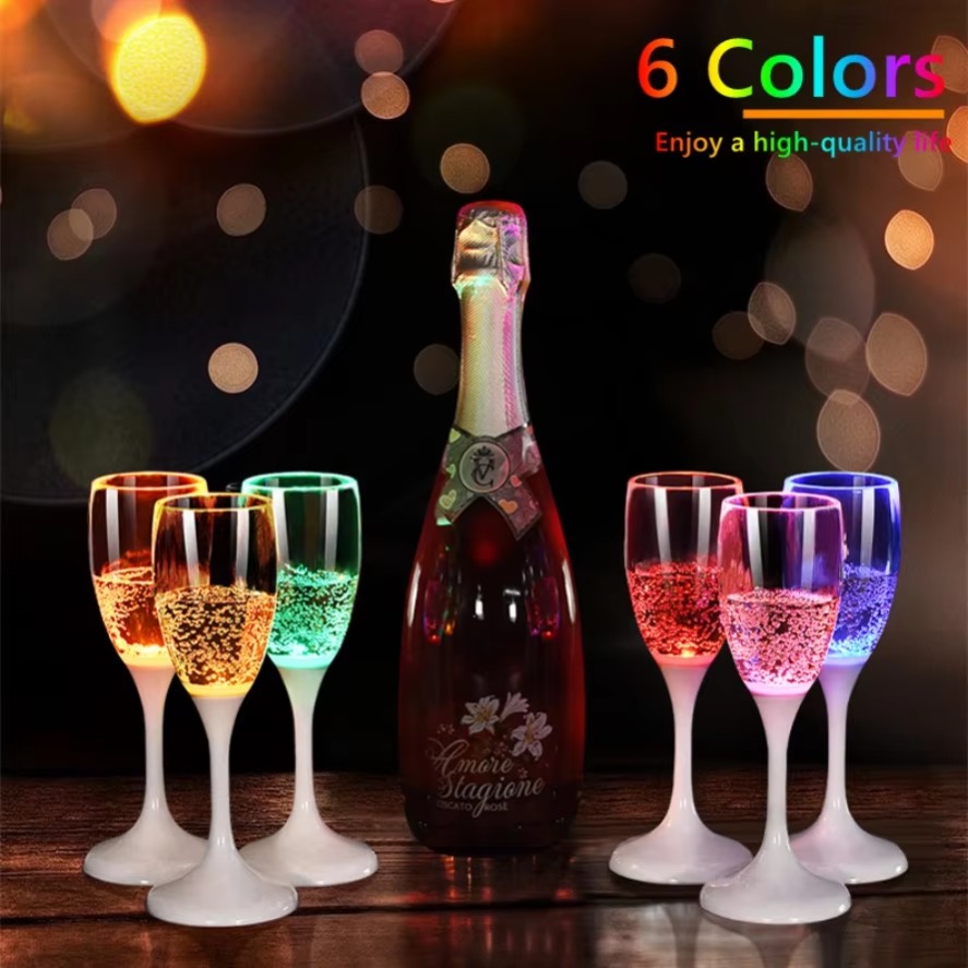 LED Automatic Flashing Cups Mu - огляд і ціна Beer Wine Up