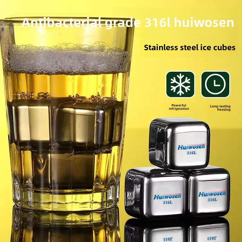316 Stainless Steel Ice Cube R - огляд і ціна Wine Beer The Whiskey