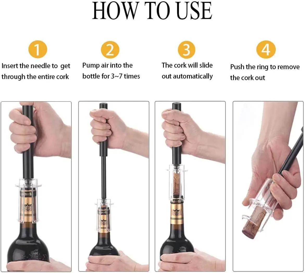 Air Pump Wine Bottle Opener Ai - огляд і ціна Wine Beer Opener