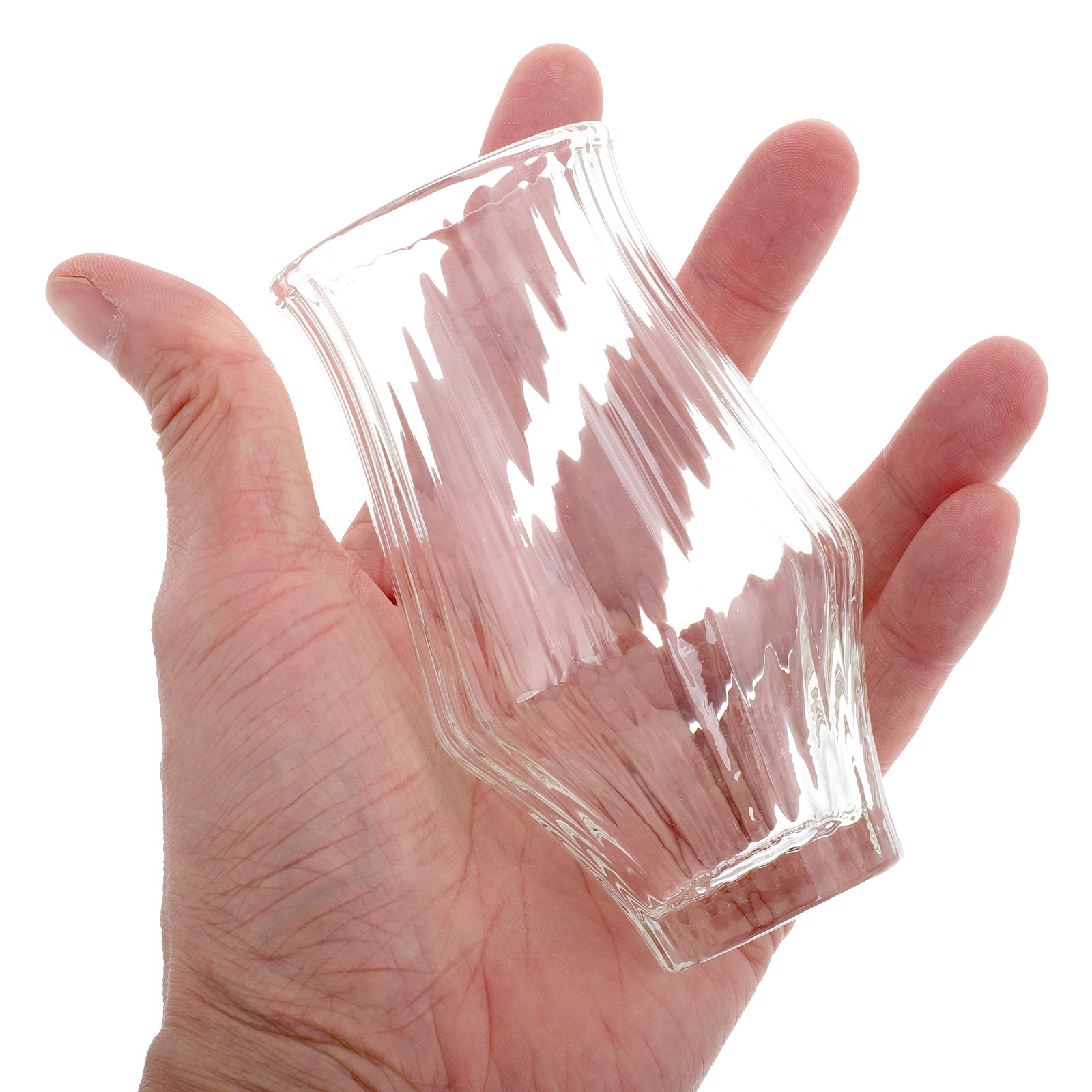 Glass Coffee Cup Ribbed Design - огляд і ціна Wine Beer Glass Set