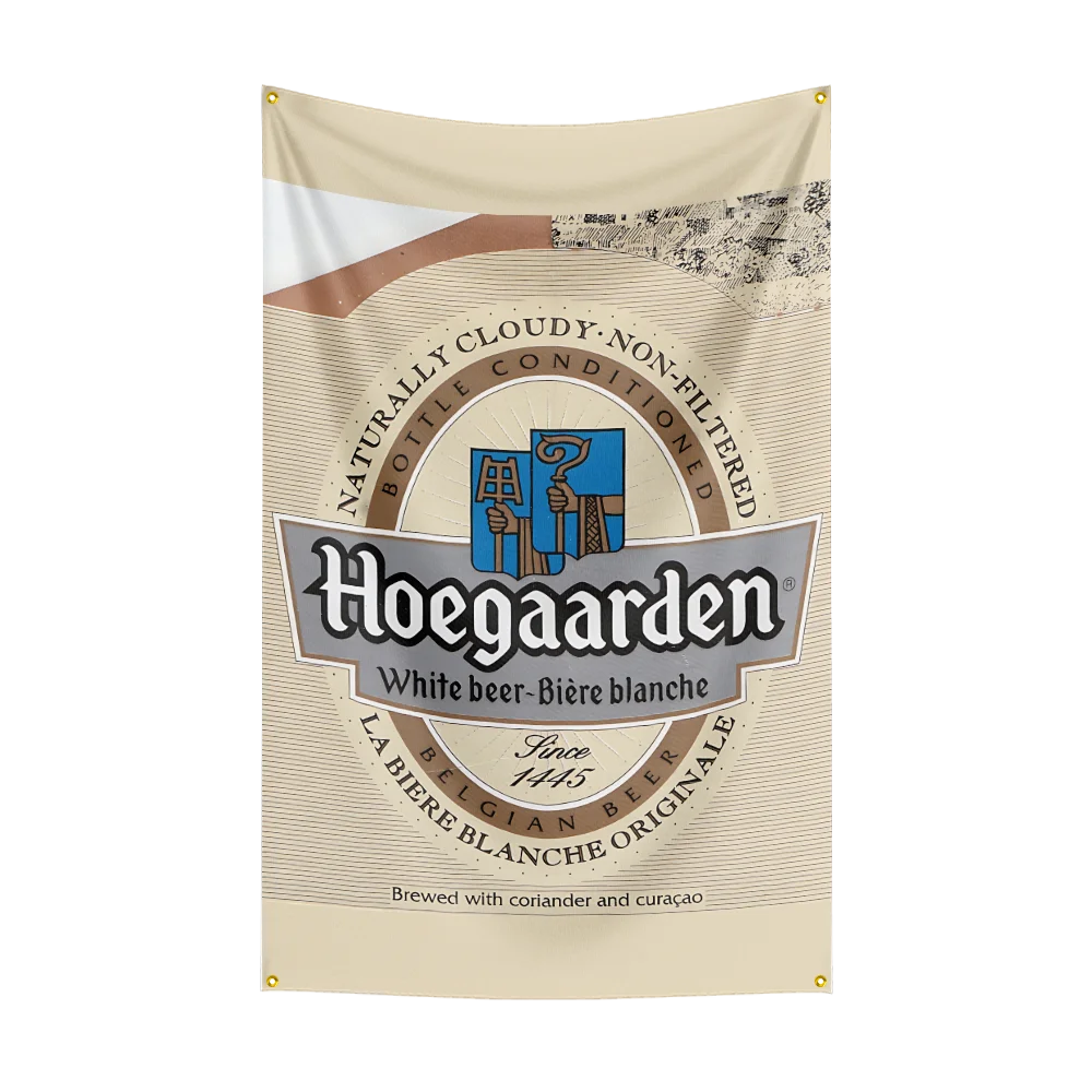 3×5ft h-Hoegaardens Beer Flag  - огляд і ціна Wine Beer Rum